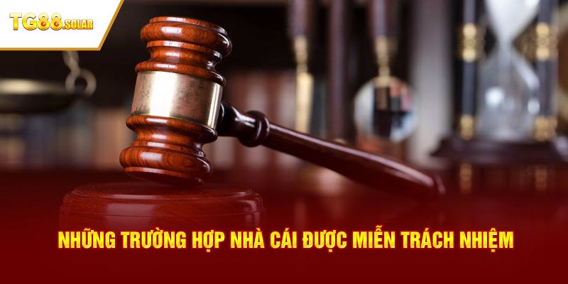 Miễn trừ khi hệ thống bảo trì đã báo trước